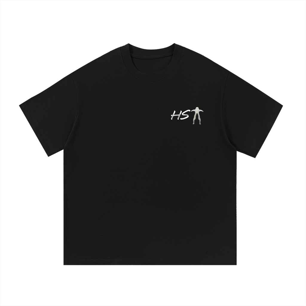 Boah Huntah Cotton T-Shirt Black