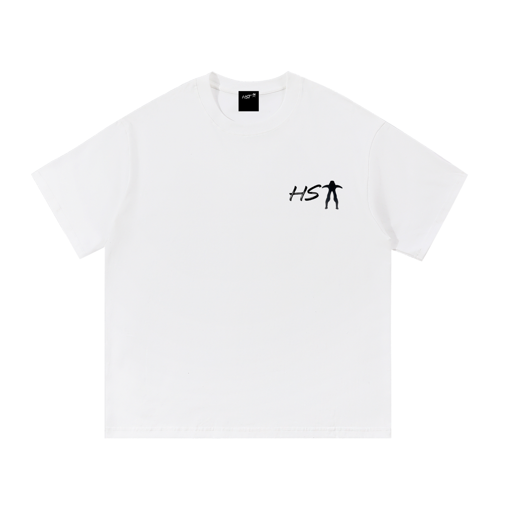 Boah Huntah Cotton T-Shirt White